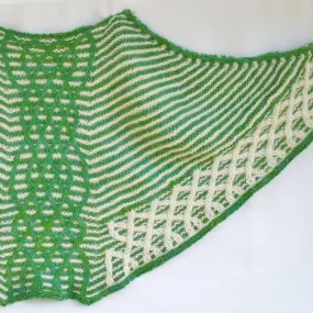 Dunalastair Knit Shawl PDF Pattern Download