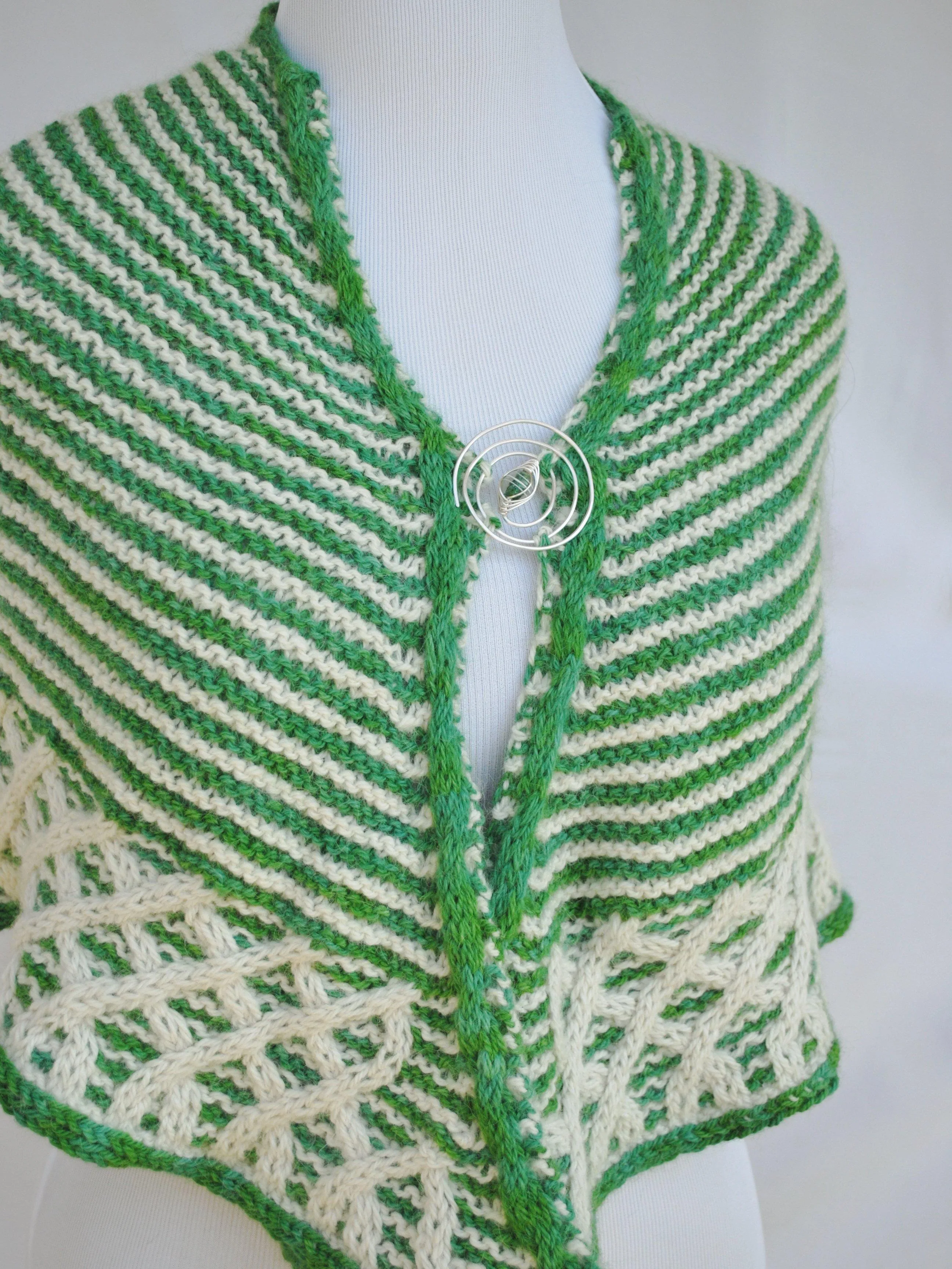 Dunalastair Knit Shawl PDF Pattern Download