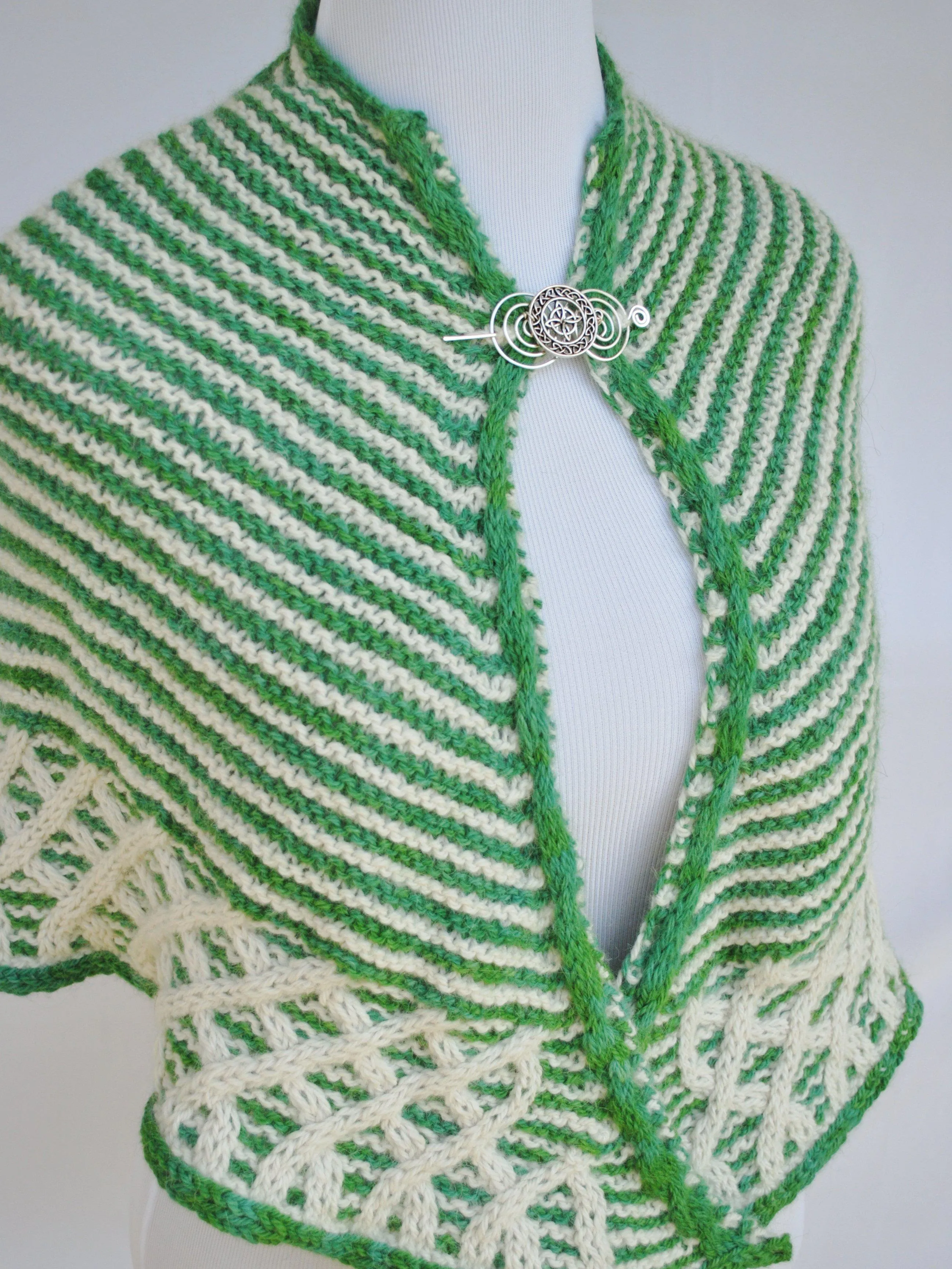 Dunalastair Knit Shawl PDF Pattern Download