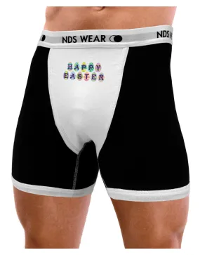 Easter Eggs Happy Easter Mens Boxer Brief Underwear