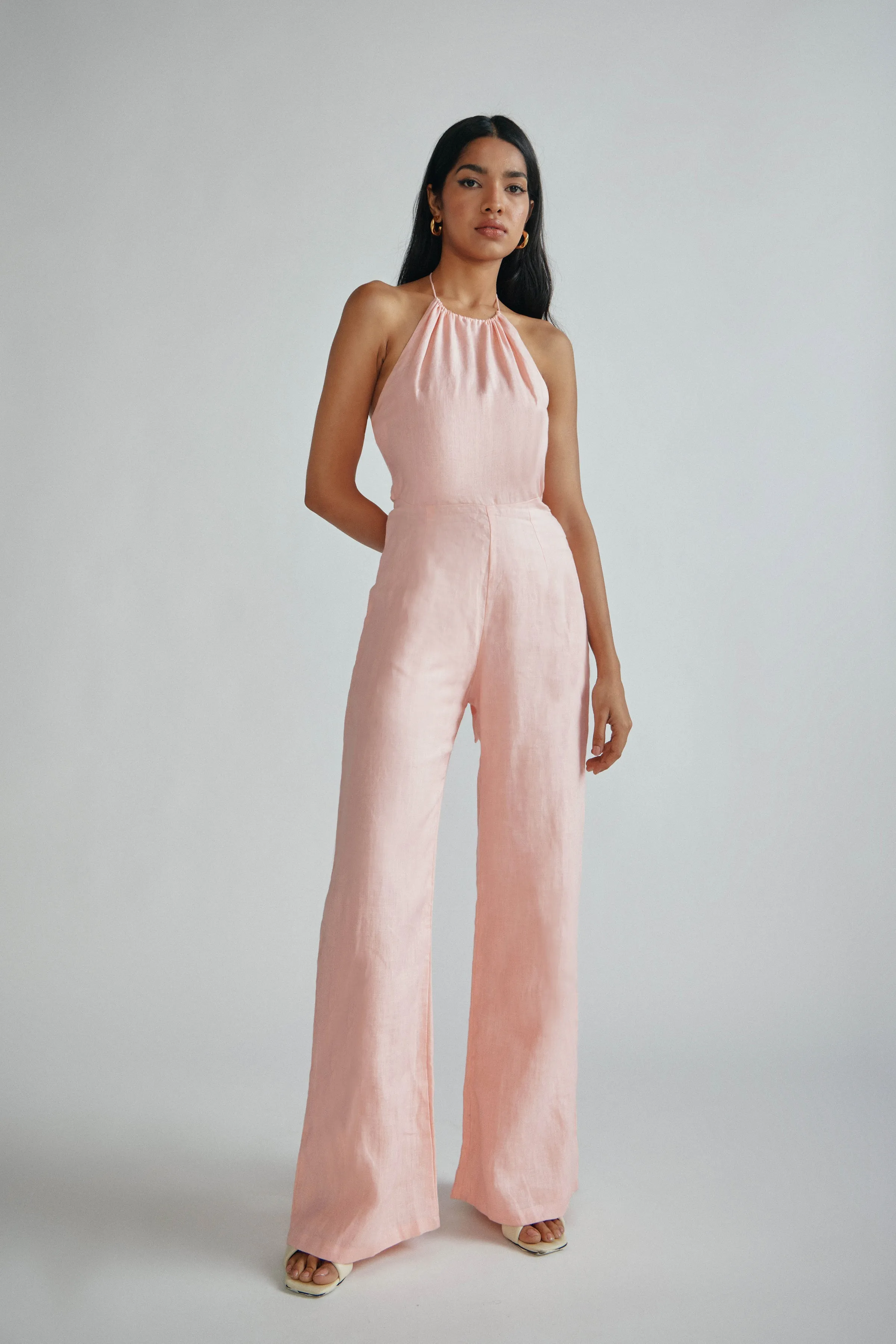 Emma Jumpsuit - Peach | Relove