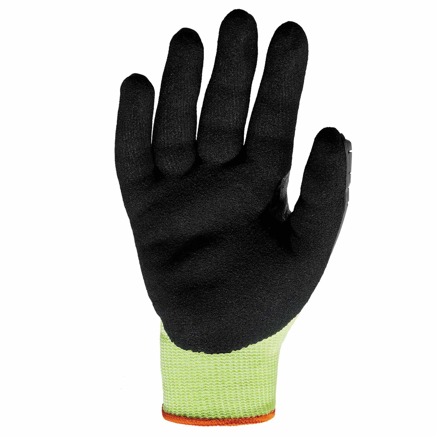 Ergodyne 17833 7141-CASE M Lime ANSI A4 DIR Nitrile-Coated CR Gloves 72-Pair