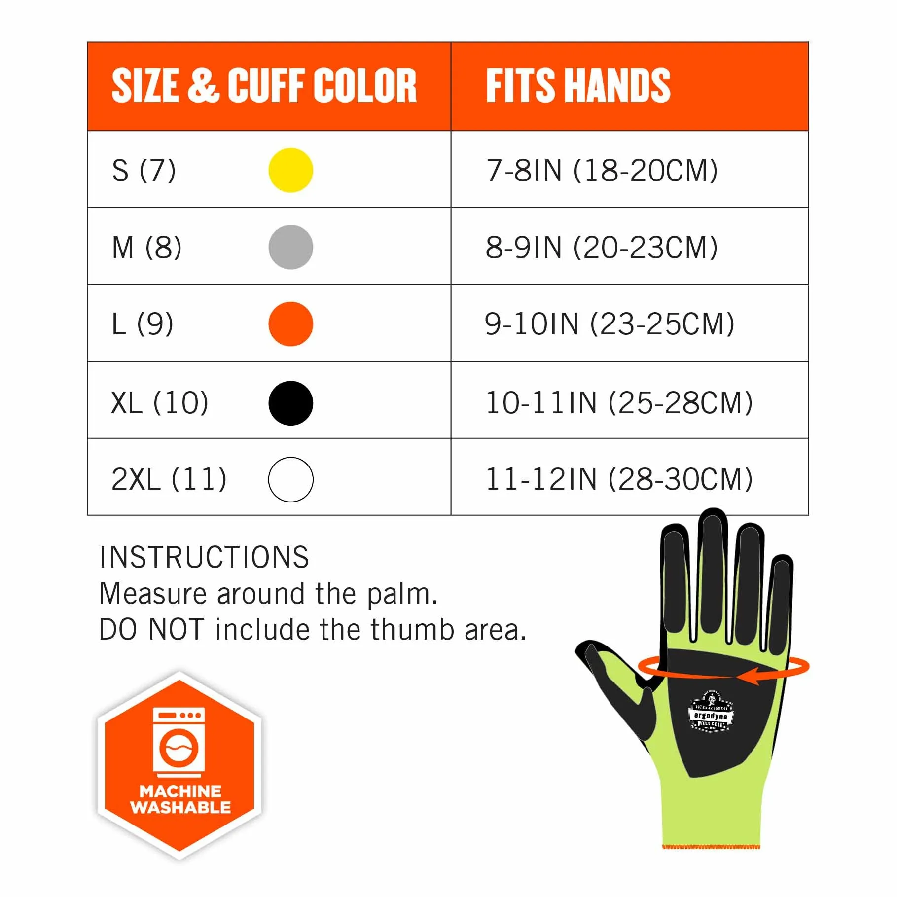 Ergodyne 17833 7141-CASE M Lime ANSI A4 DIR Nitrile-Coated CR Gloves 72-Pair