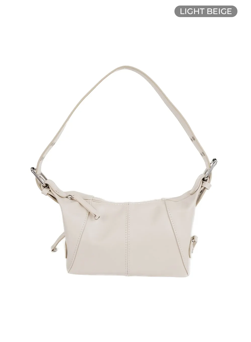 Faux Leather Shoulder Bag IF423