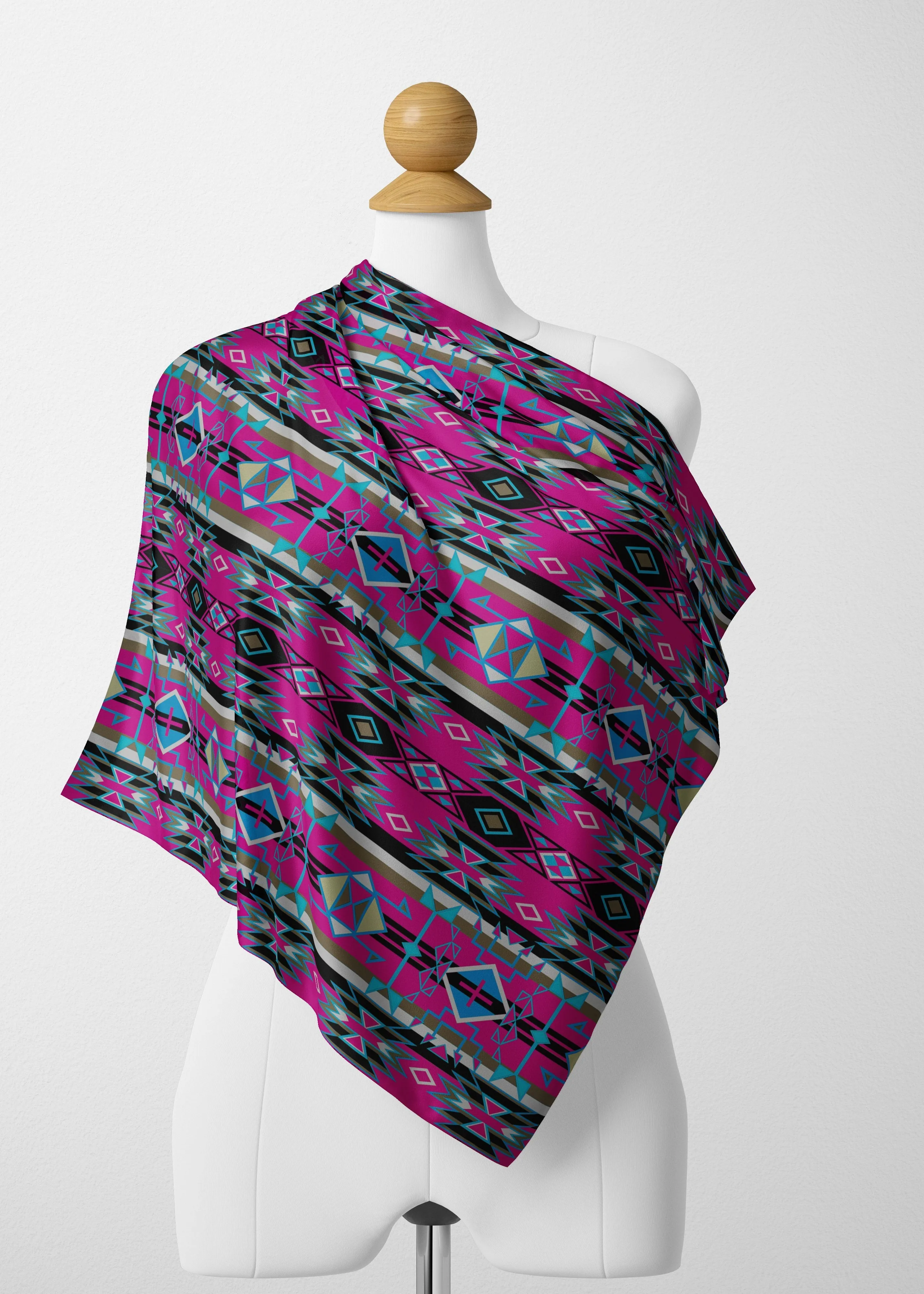 Force of Nature Sunset Storm Satin Shawl