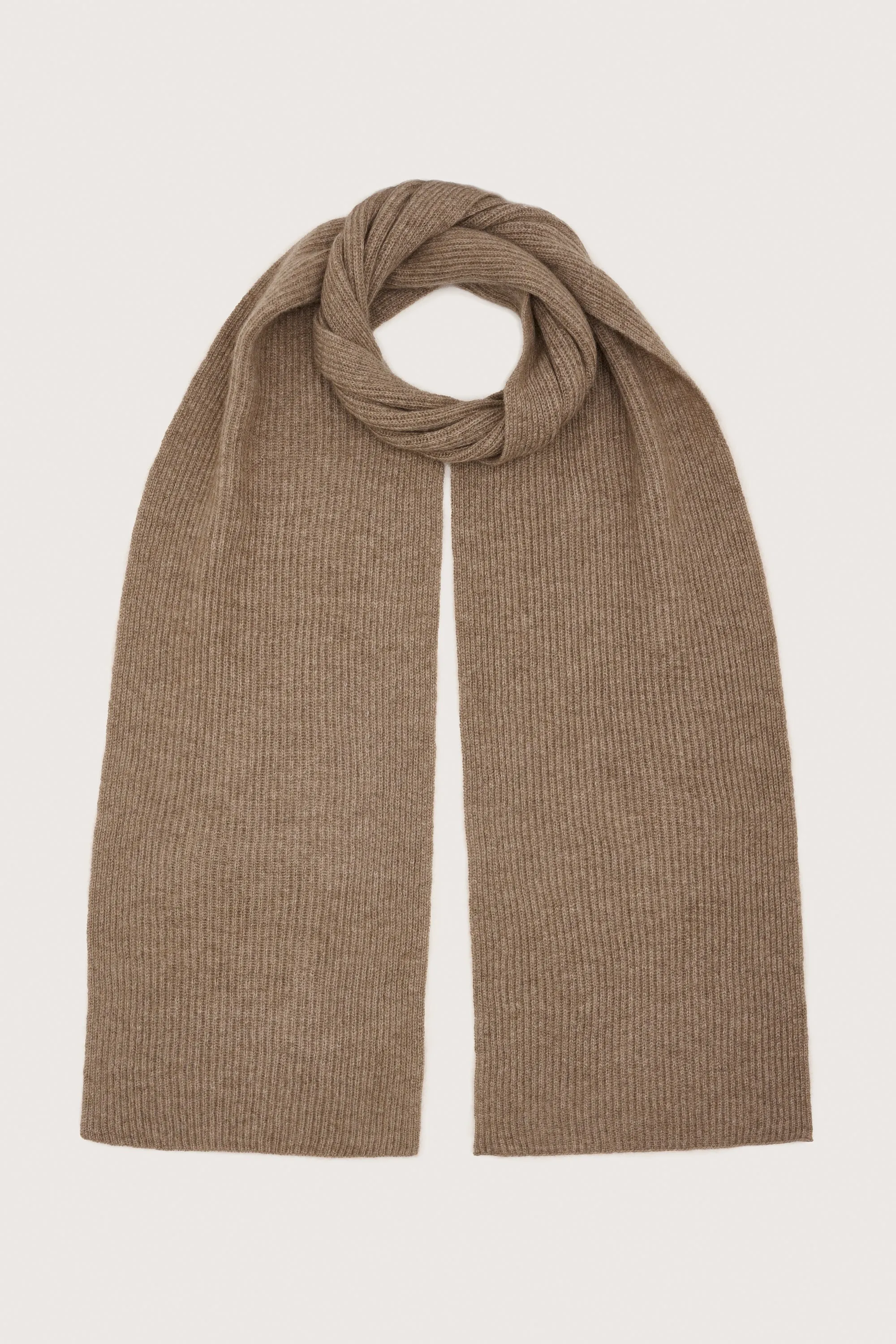 Glenbarr Cashmere Scarf Brown