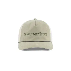 Grundens Cord Wordmark Trucker Hat