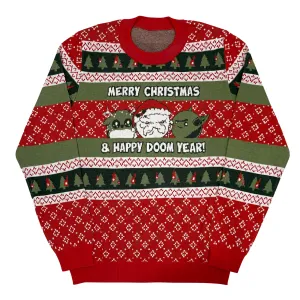 Happy Doom Year Unisex Knit Sweater