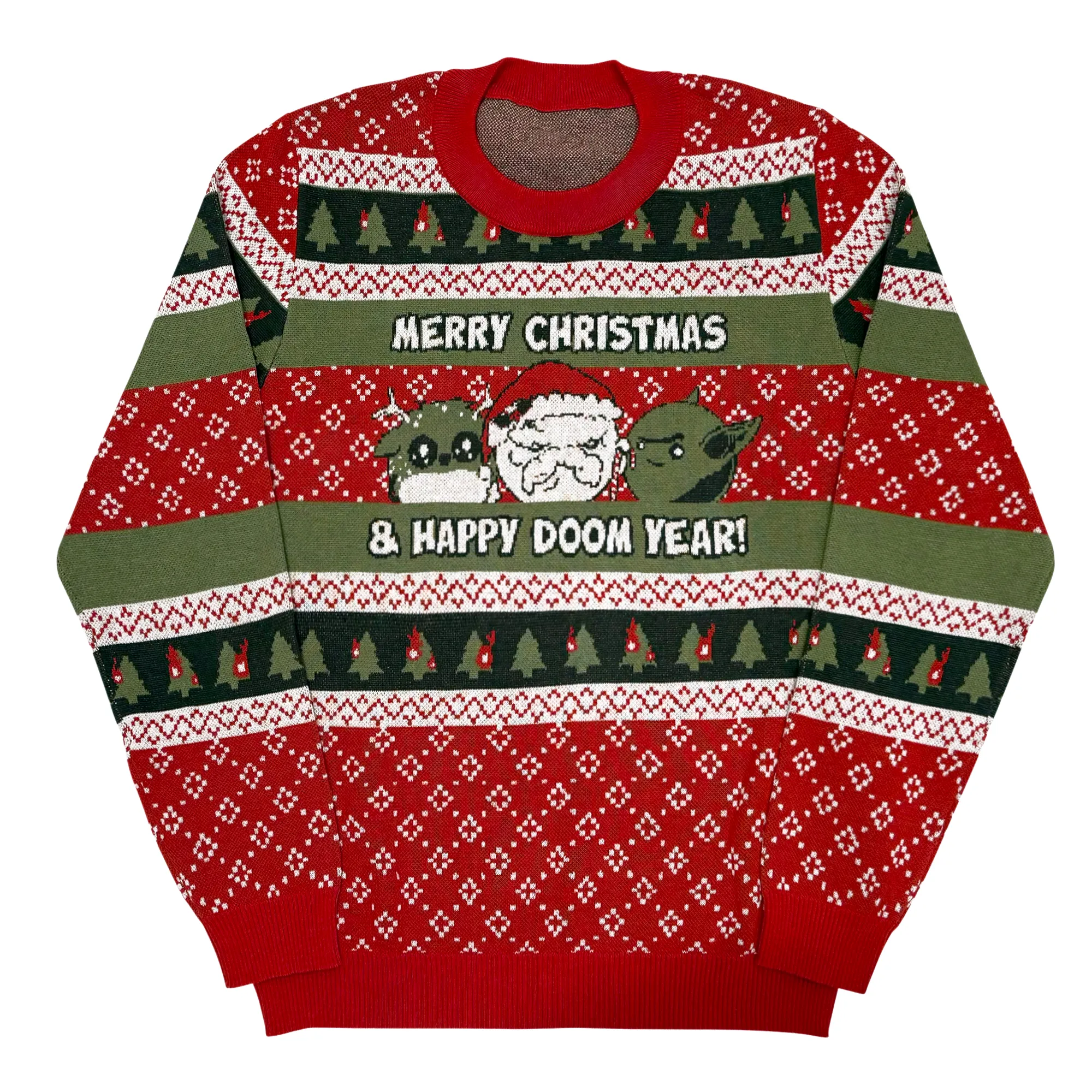 Happy Doom Year Unisex Knit Sweater