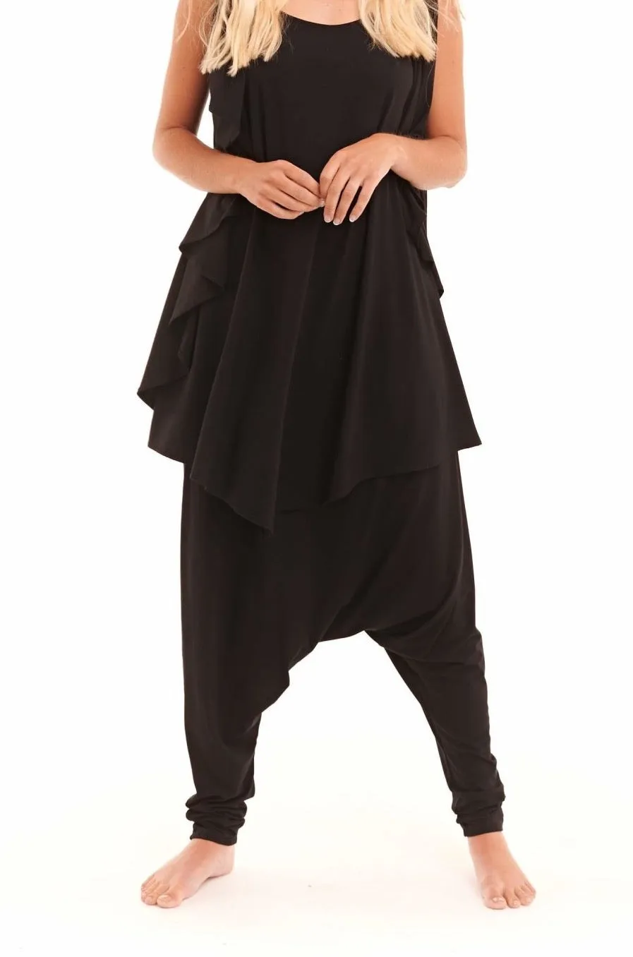 HAREM LOUNGE PANTS BLACK