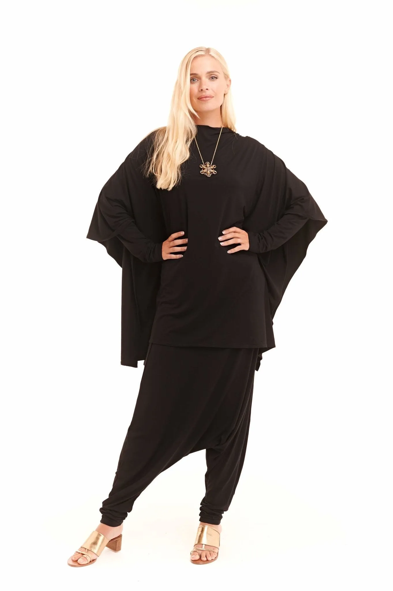 HAREM LOUNGE PANTS BLACK