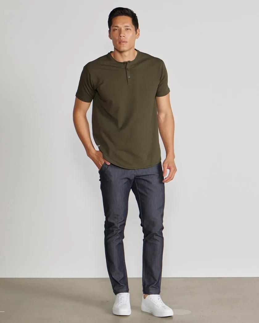 Henley Drop-Cut: LUX (Size M)