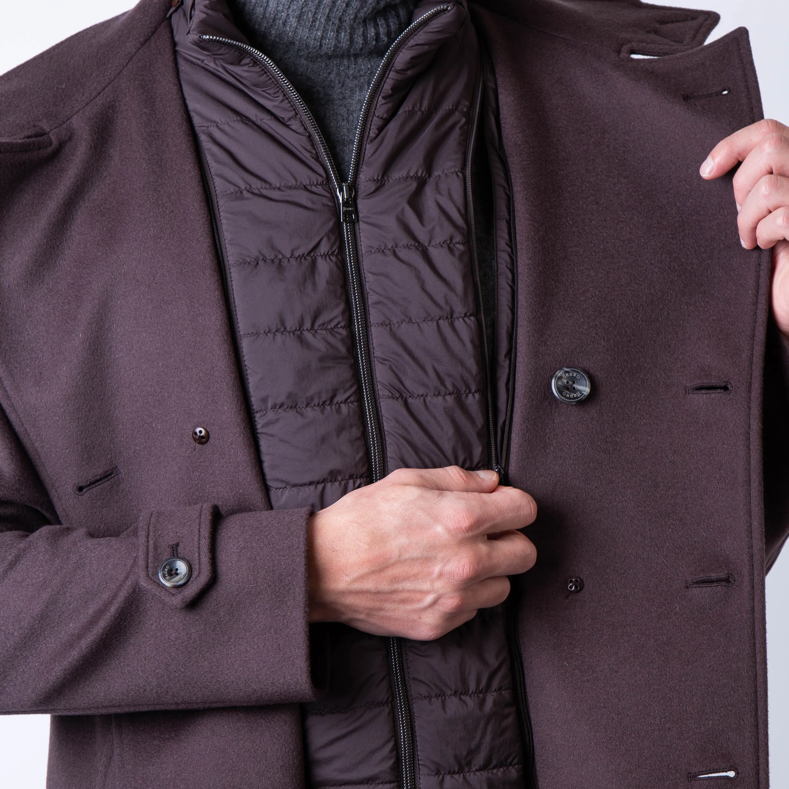 HERNO COAT PE000036U-33318 8993 BROWN