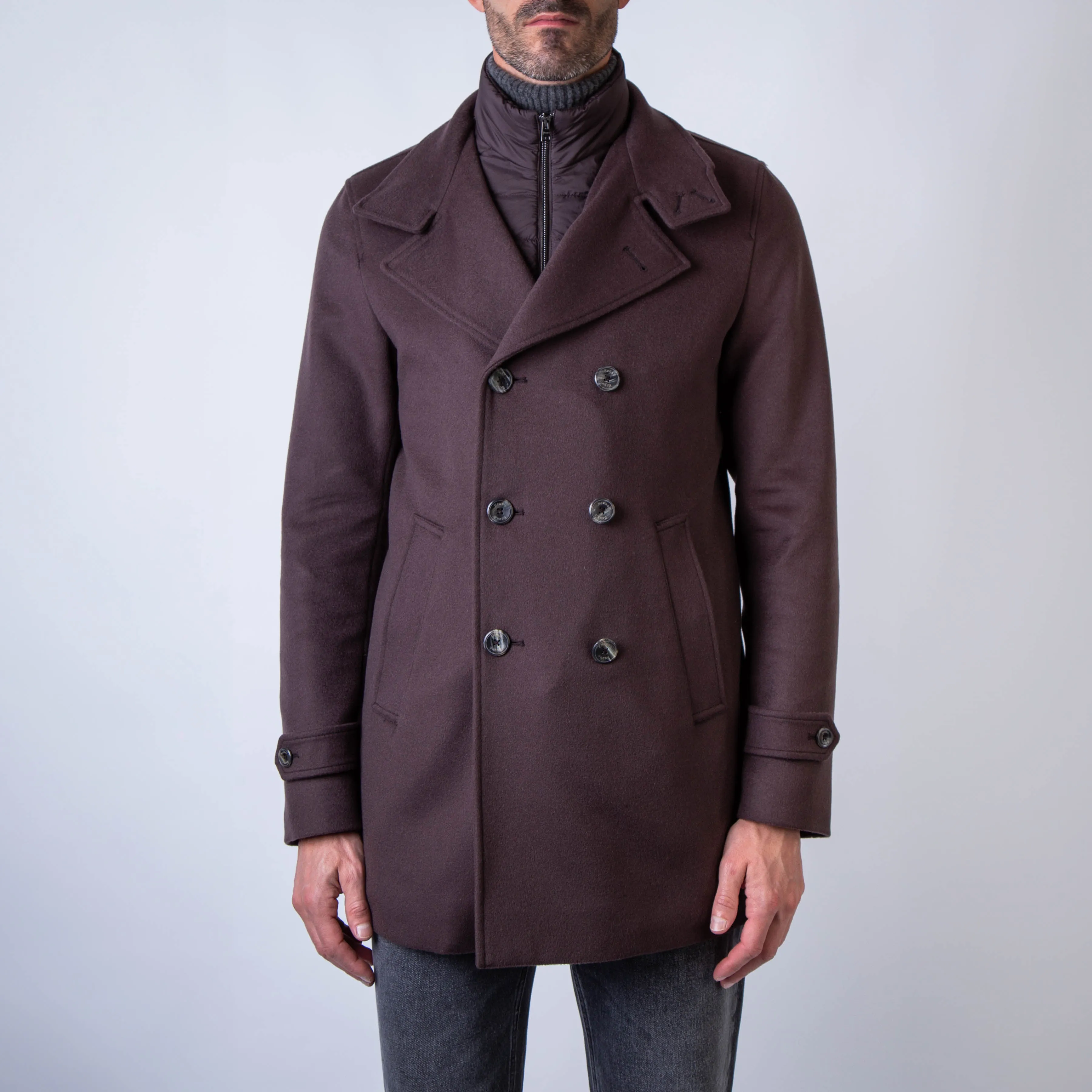 HERNO COAT PE000036U-33318 8993 BROWN