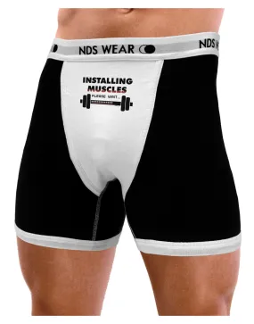 Installing Muscles Mens Boxer Brief Underwear