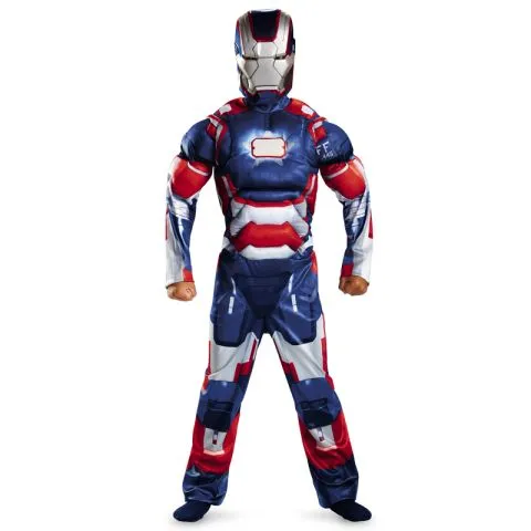 Ironman War Machine Muscle costume for Boys- Blue