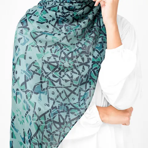 Islamic Geometric Motif Hijab