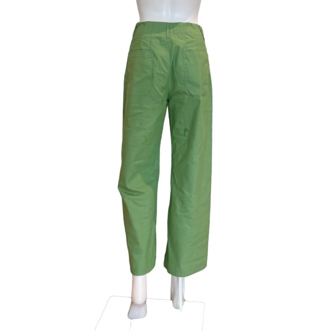 Keeley Cropped Pants | Apple Green