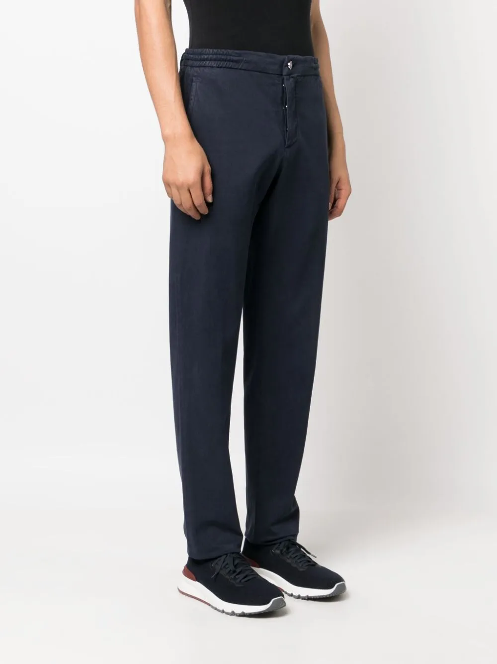 Kiton Trousers Blue