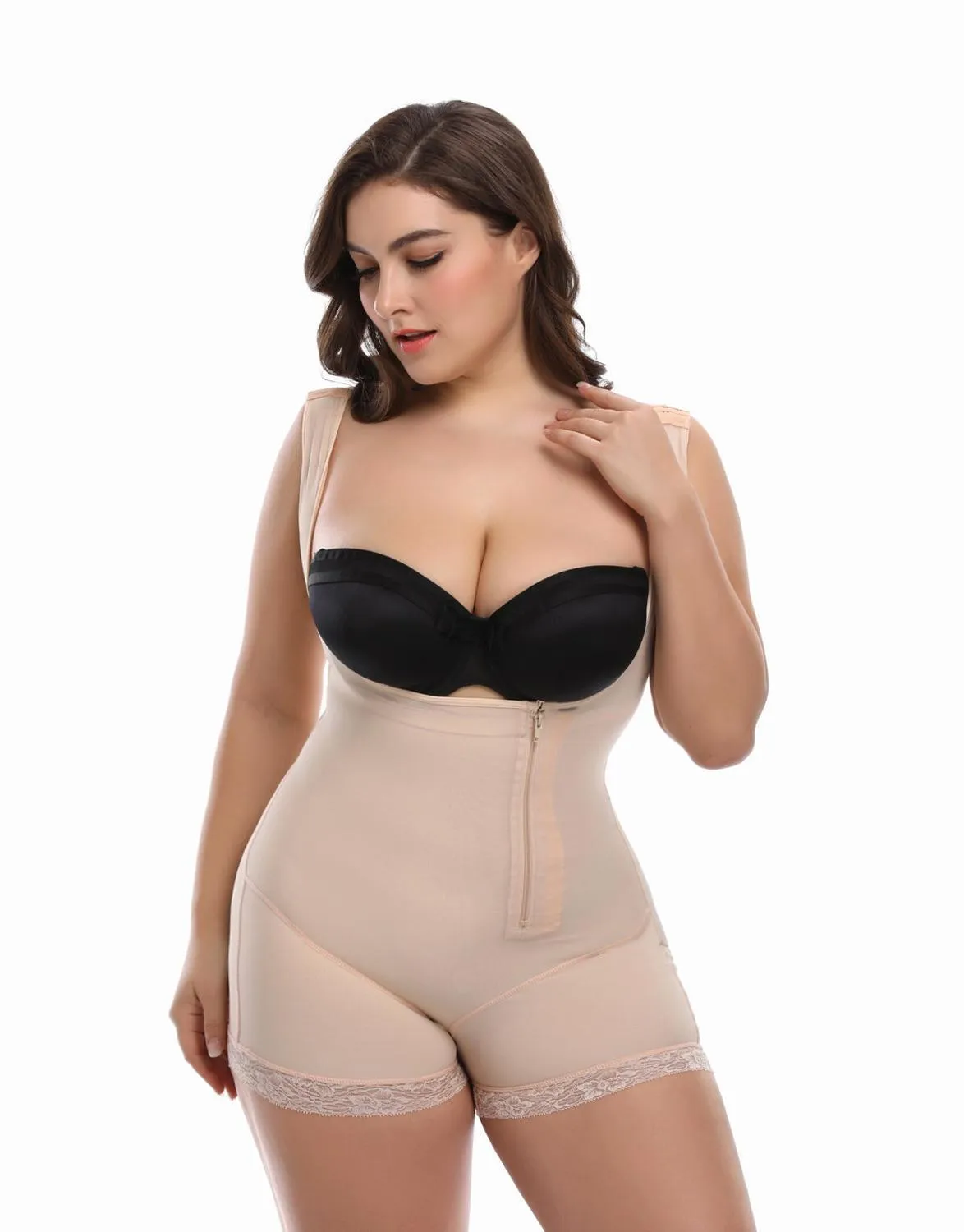 Latest Waist Trainer Women's Binders and Shapers Modeling Strap - Slimming Shapewear - Colombian Girdles Faja Butt Lifer (FHW1)