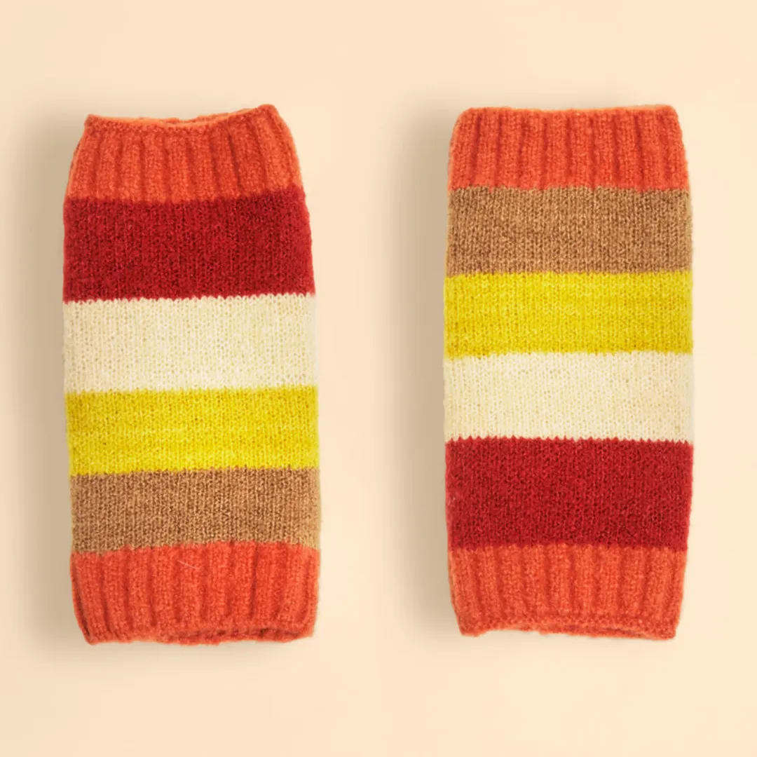 Lilia Wrist Warmers by Powder UK - Sunset