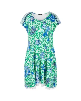 Marc Cain Print Cap Sleeve Dress