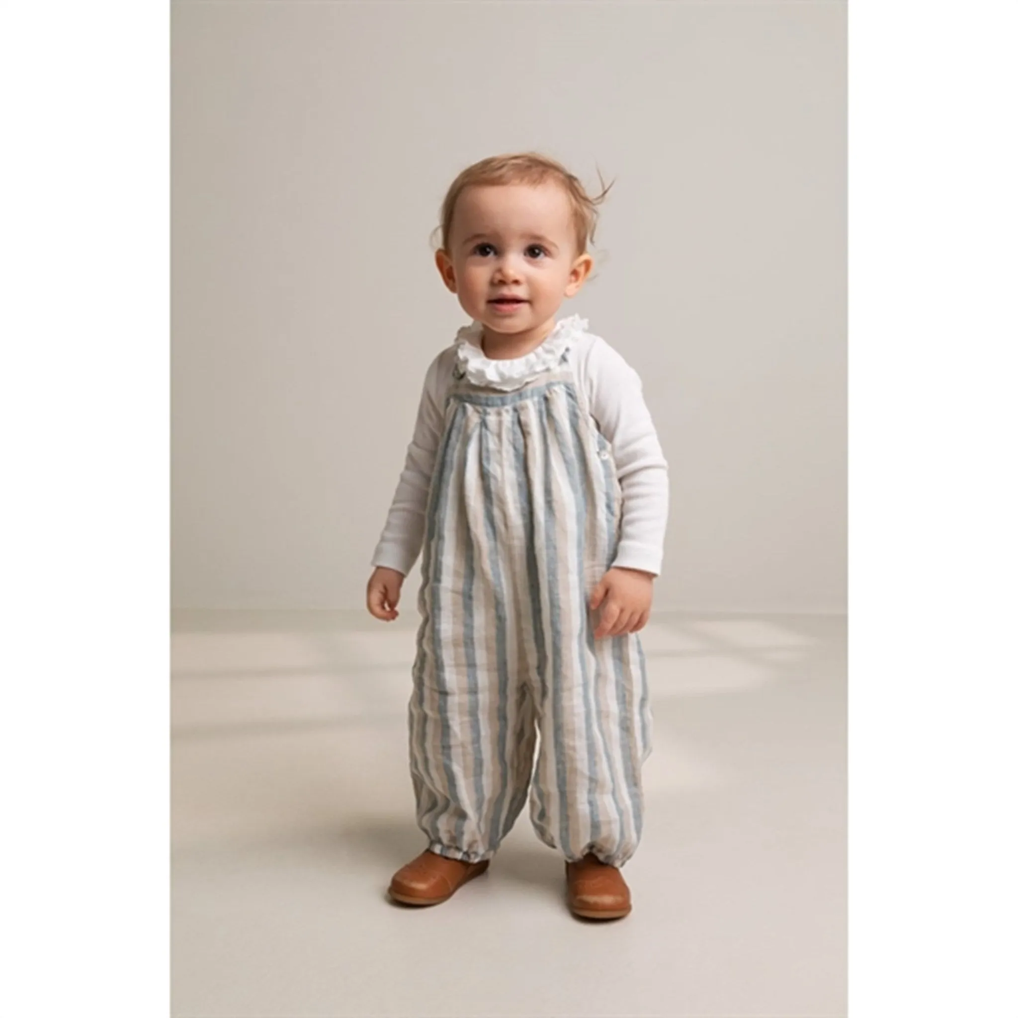 MarMar Dusty Blue Stripe Reese Jumpsuit