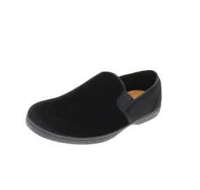 Mens Foamtreads "Regal 2" Slipper - Medium Width - Black