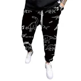 MEN'S PRINTED ELASTICATED SWEATPANTS 29608246YM