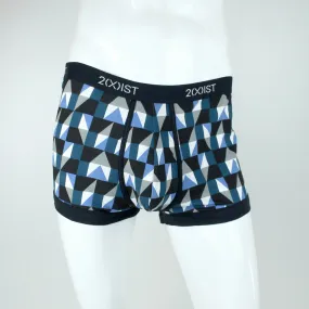 Men's Printed No-Show Trunks,Multi