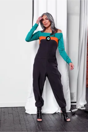 Miami Dolphins Color Block Jumpsuit