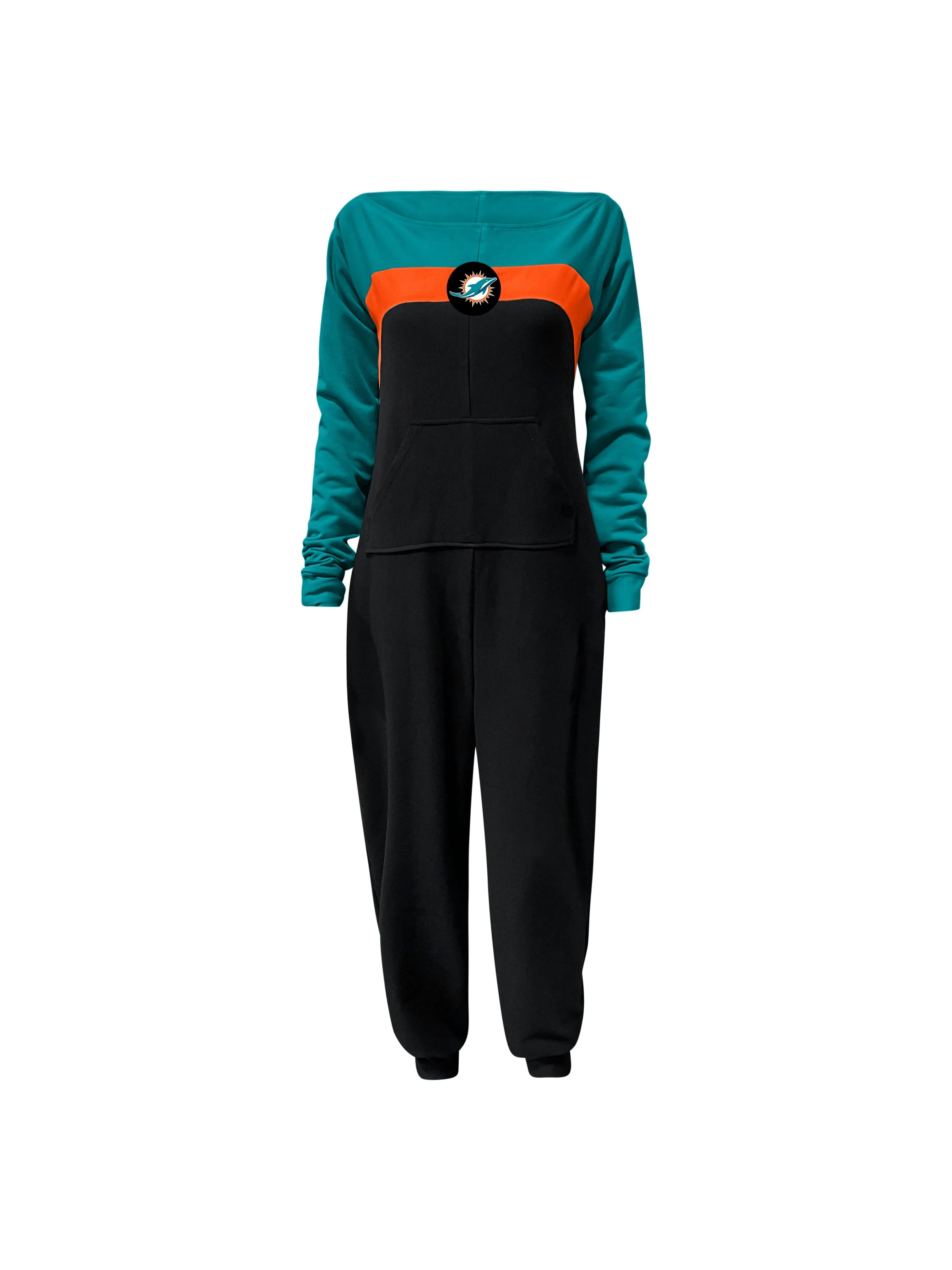 Miami Dolphins Color Block Jumpsuit