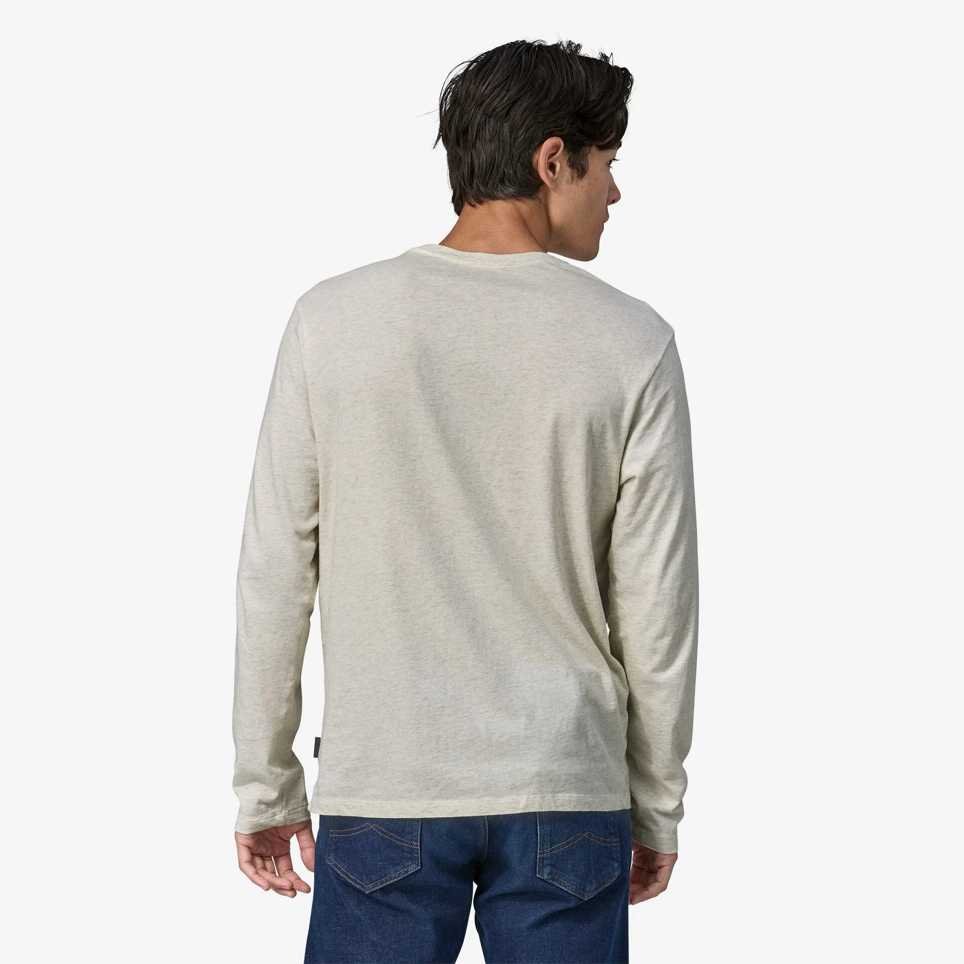 M's L/S Daily Henley – Birch White