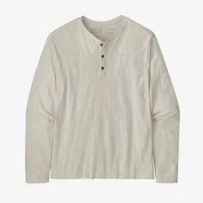 M's L/S Daily Henley – Birch White