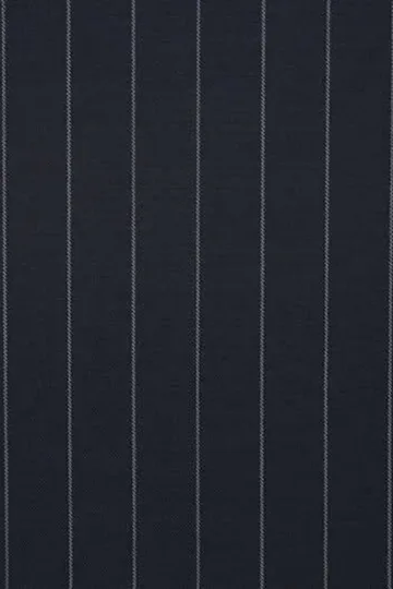 Navy Blue Fine Stripe Pants