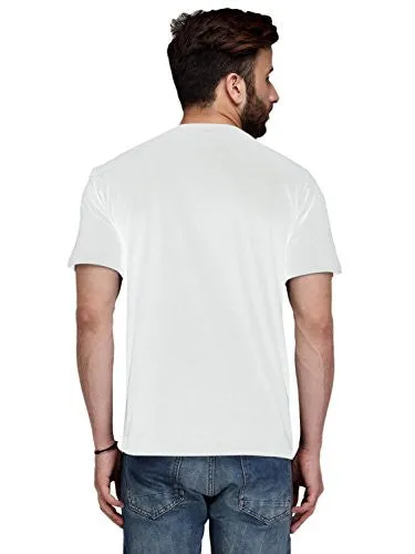 Nitlon Solid Men's Round Neck 100% Cotton Tshirt (Pack of 5) (Medium)