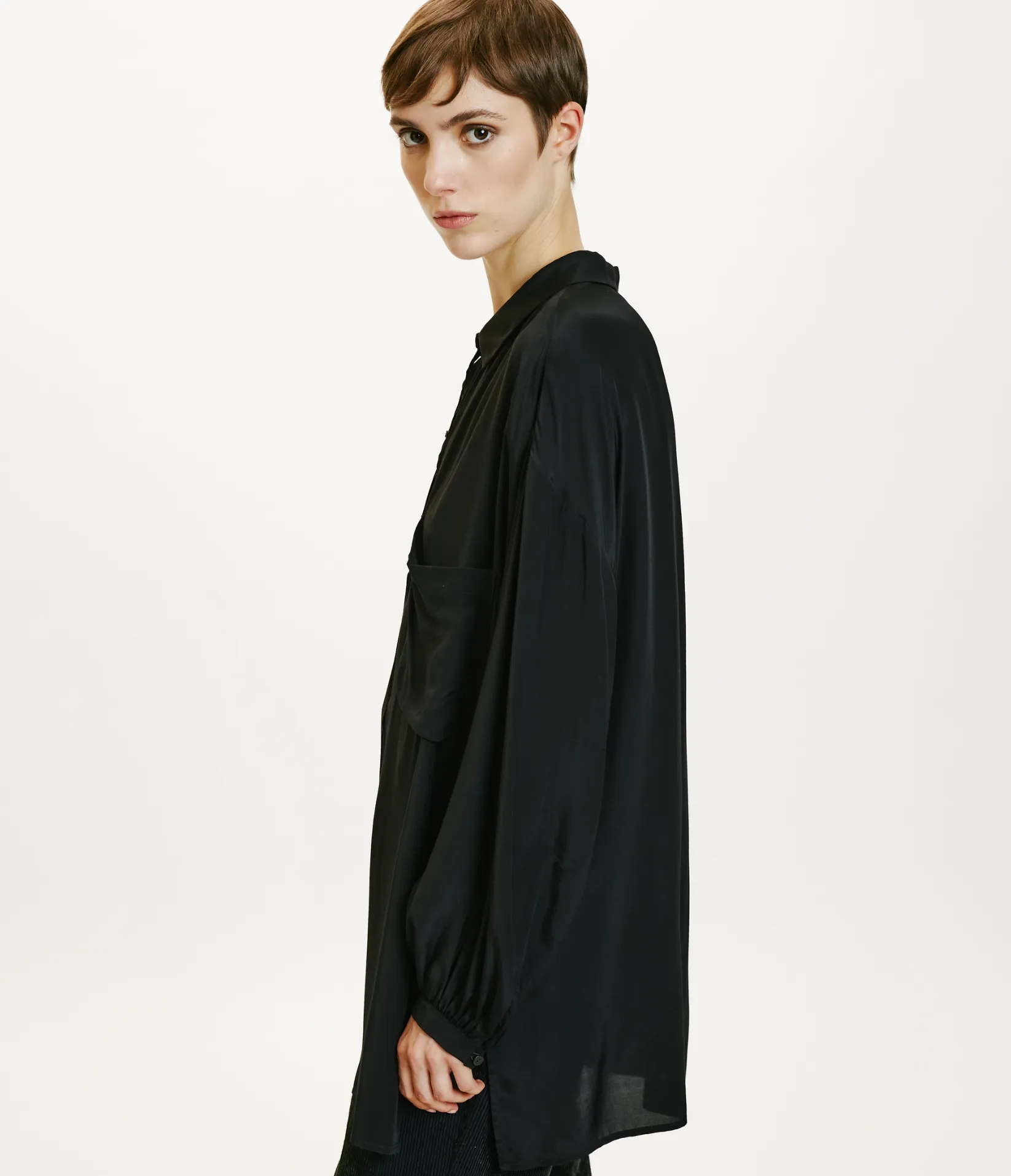 OGATA BLOUSE - NERO