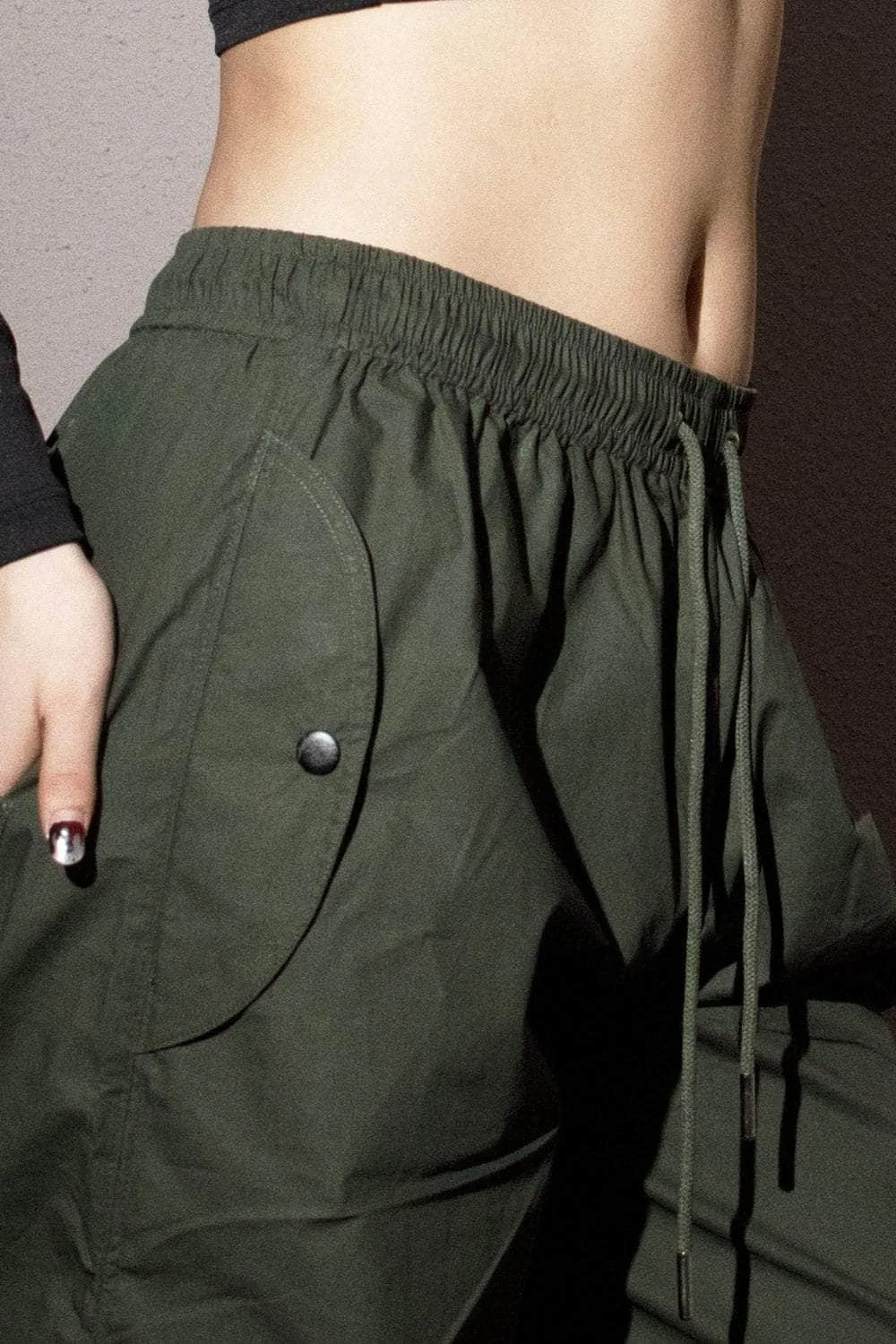 Olive Flared Pants