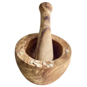 Olive Wood Pestle & Motar