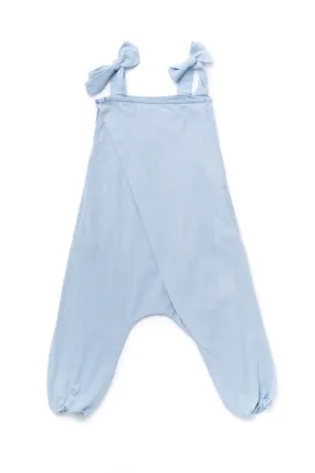 Omamimini Chambray Pleated Jumpsuit