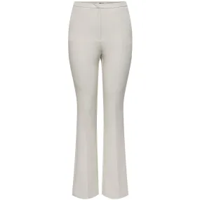 Only Womens Astrid Flared Pant Pumice Stone