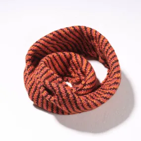 Orange - Kumaun Hand-knitted Woolen Neck Warmer