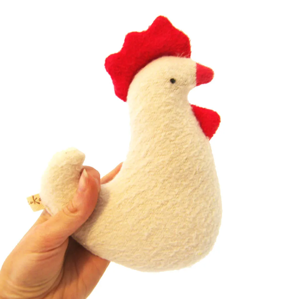 Organic Clucky Chicken Toy Lovingly Handcrafted in the USA