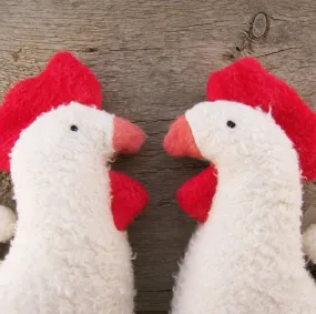 Organic Clucky Chicken Toy Lovingly Handcrafted in the USA