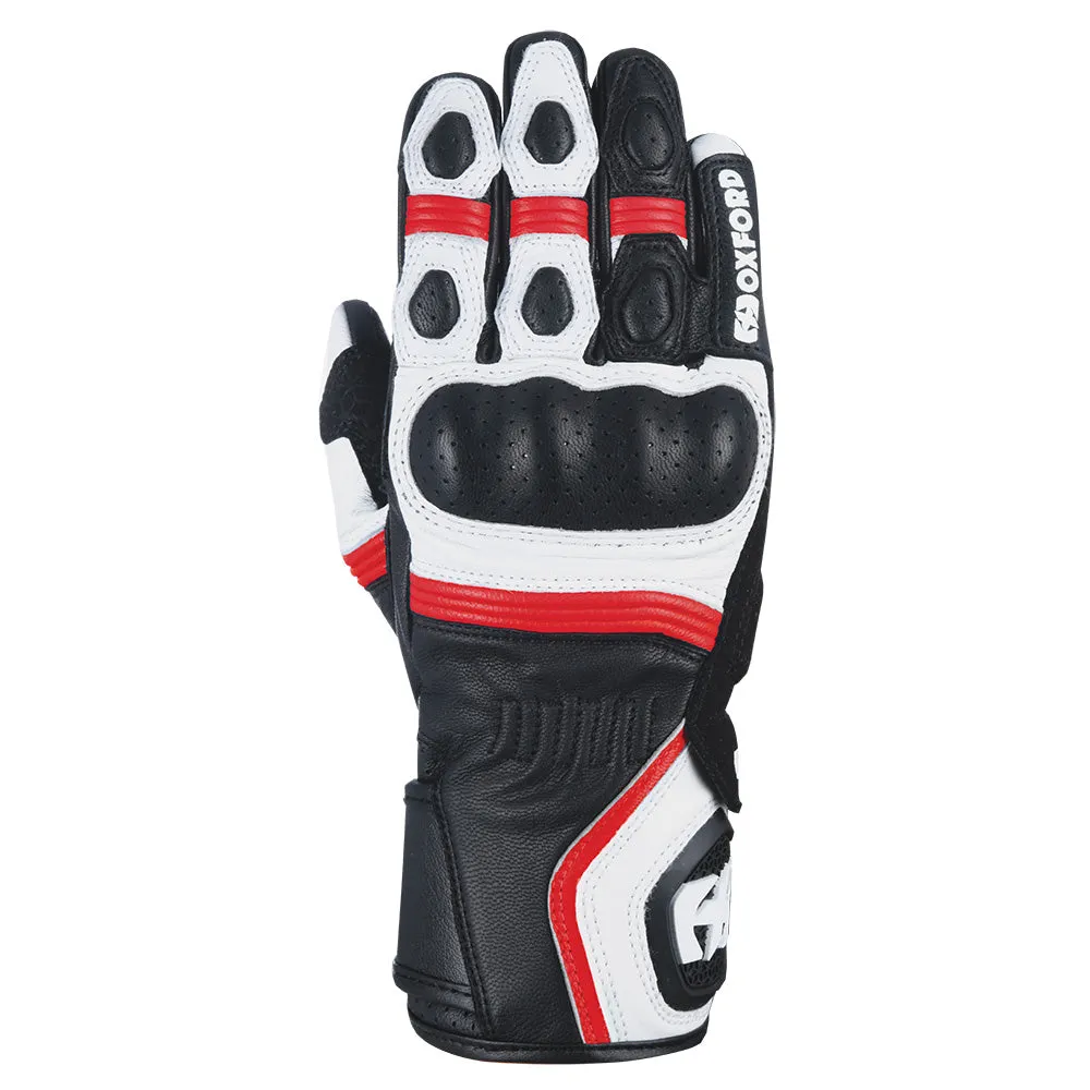 Oxford RP-5 2.0 Men Flexible and Stylish Sports Riding white red Black Gloves