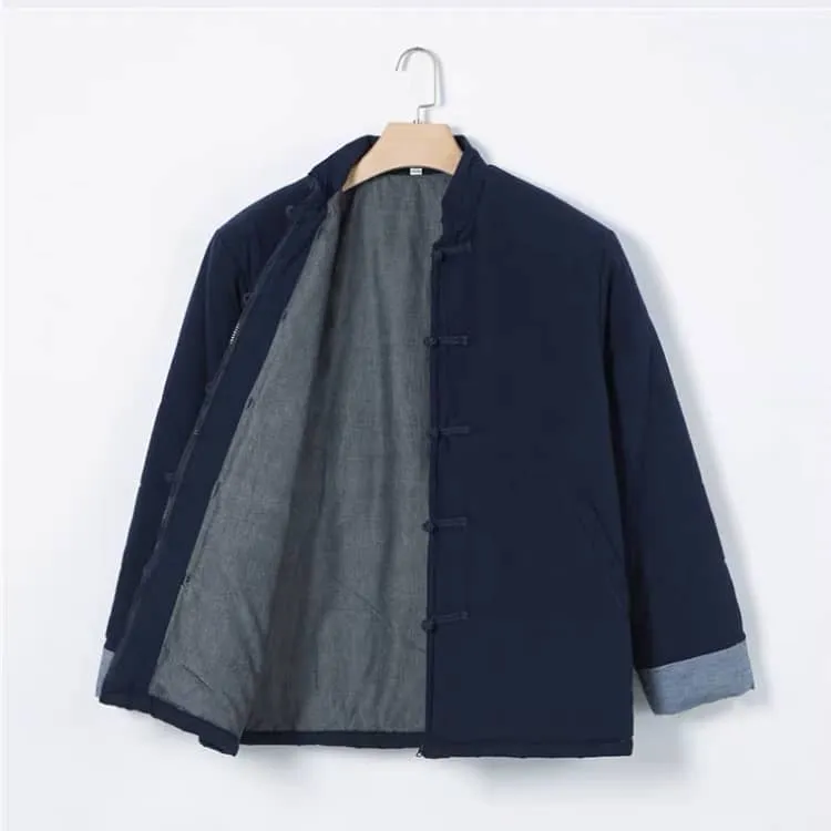 Padded Tang Jacket with Zipper for Winter