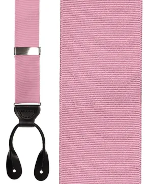 "Pink Grosgraine Ribbon II" Suspenders