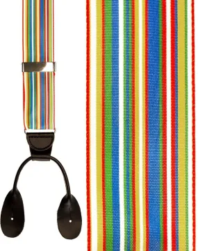 "Vivid Stripe" Suspenders