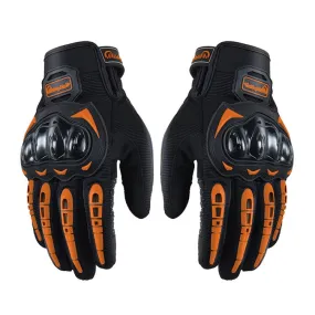 Riding Tribe MCS-17 Motorcycle Gloves Touch Screen Outdoor Riding Gloves, Size: L(Orange)