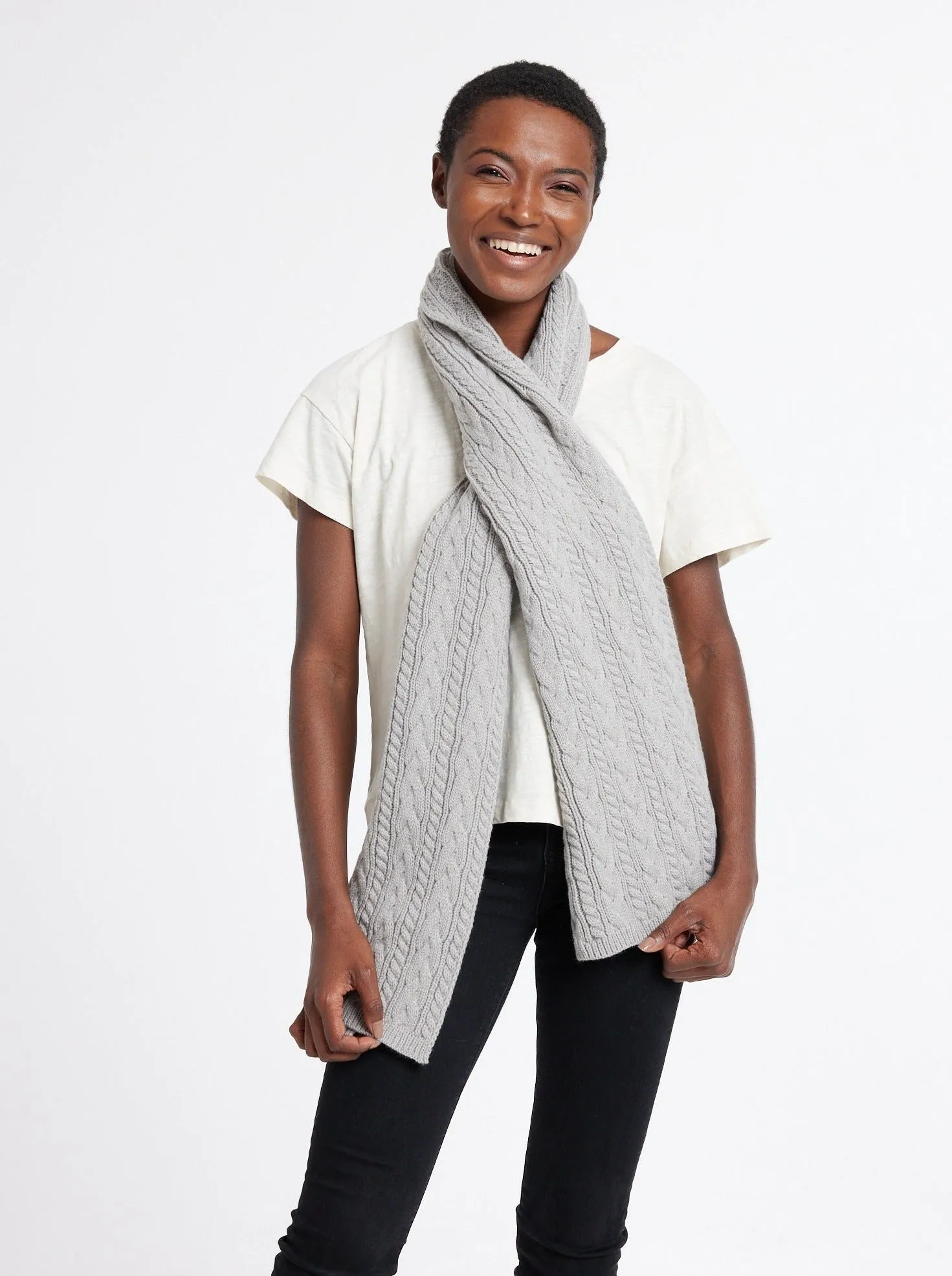 Roman Scarf - Grey